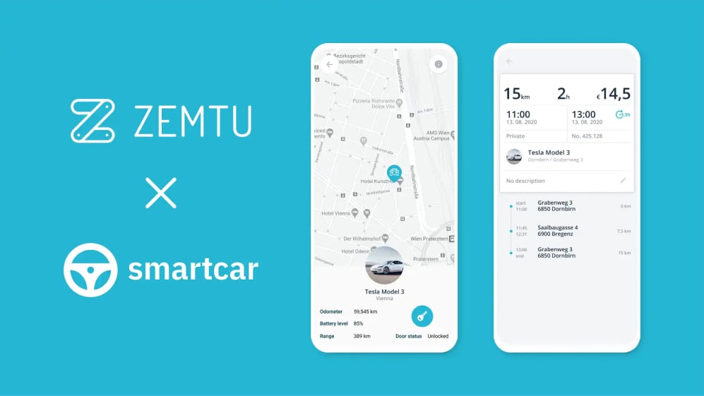 Zemtu Carsharing Software ermöglicht Carsharing ohne Bordcomputer